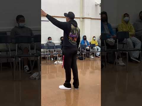 Almighty Suspect gives positive message to elementary students