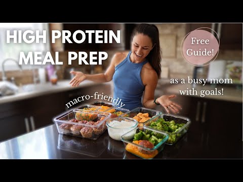 Meal Prep With Me | Healthy & High Protein for End of Summer GOALS!