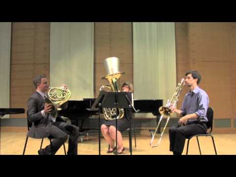 International Low Brass Trio plays Triangles for Horn, Trombone, Tuba by John Stevens