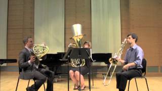 International Low Brass Trio plays Triangles for Horn, Trombone, Tuba by John Stevens