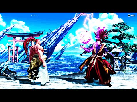 Genjuro Kibagami vs Tokisada Amakusa ( Hardest Al ) Samurai Shodown