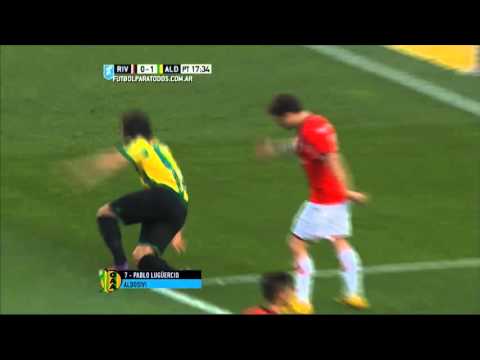 Gol de Lugüercio. River 0 - Aldosivi 1. Fecha 28. Primera División 2015. FPT.