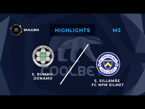 Rummu Dünamo - Sillamäe FC Molycorp Silmet. Coolbet Saaliliiga. MD 2. Highlights