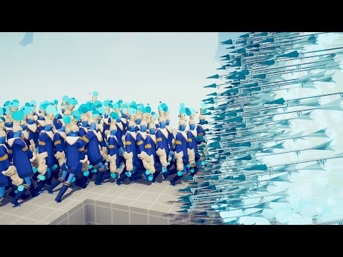 100x CANDLEHEAD vs 2x EVERY GOD - Totally Accurate Battle Simulator TABS