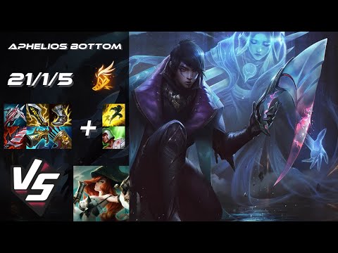 BOTTOM Aphelios vs Miss Fortune - EU Master Patch 14.10