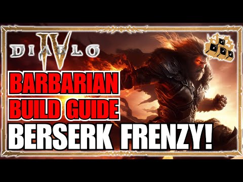*Season 4* Diablo 4 FRENZY Barbarian!! Fast & Easy... Always Berserking!!