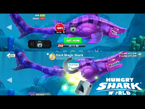(NEW SPECIAL DEAL) DARK MAGIC SHARK 90% DISCOUNT BUY NOW ! - Hungry Shark World 10th