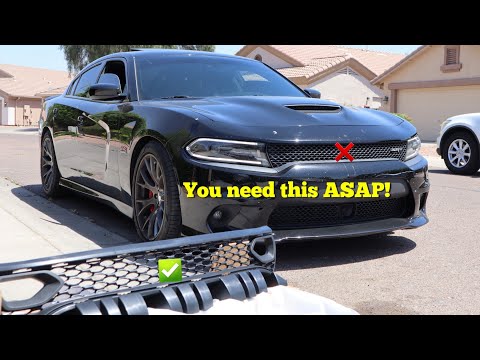 This will make your old charger look new again! Dodge Charger bumper cover removal & grille upgrade!