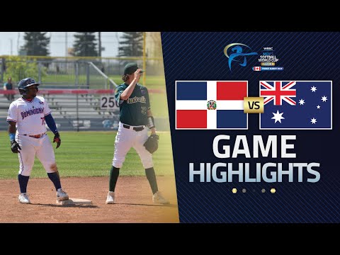 HIGHLIGHTS | 🇩🇴 Dominican Republic vs 🇦🇺 Australia  | WBSC Men's Softball World Cup Finals 2025