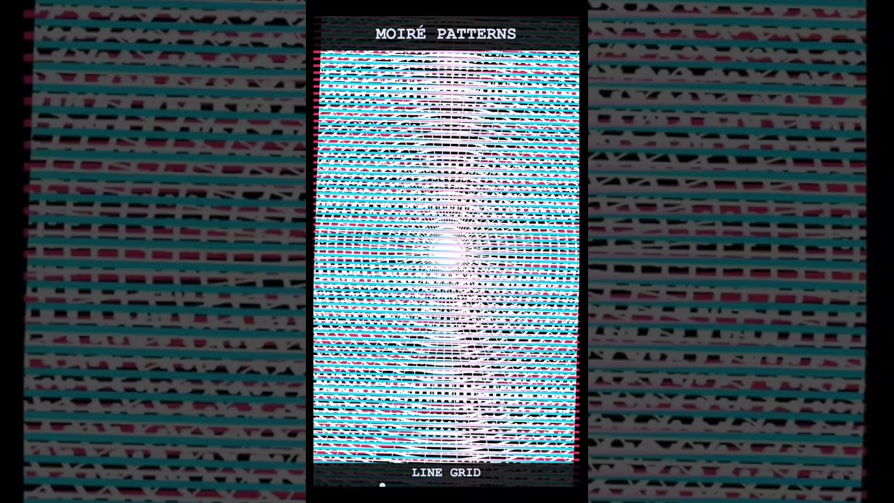Moire Patterns - The Optical Illusion You Can Hear