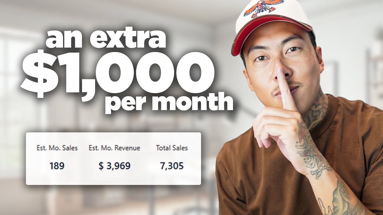 Unheard of Method I Use To Make An Extra $1,000 / Month on Etsy
