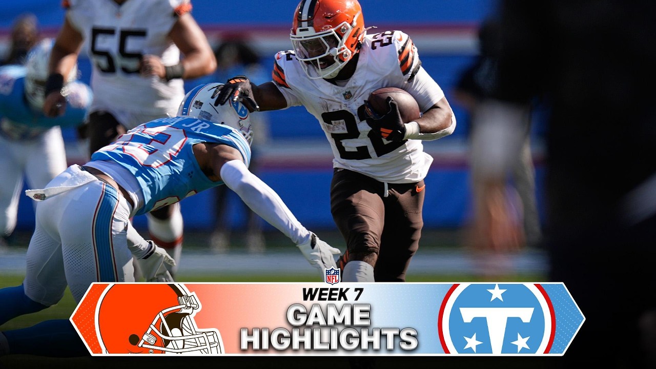 Cleveland Browns vs. Tennessee Titans Game Highlights | NFL 2026 Season Week 7