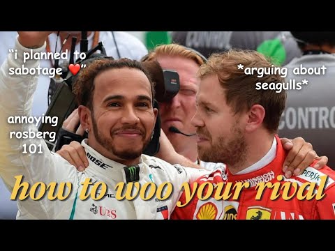 lewis hamilton & sebastian vettel pining for 5 mins "straight"