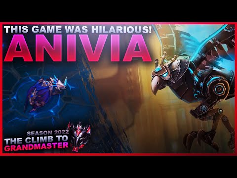OK... THIS GAME WAS HILARIOUS! ANIVIA - Climb to Grandmaster | League of Legends