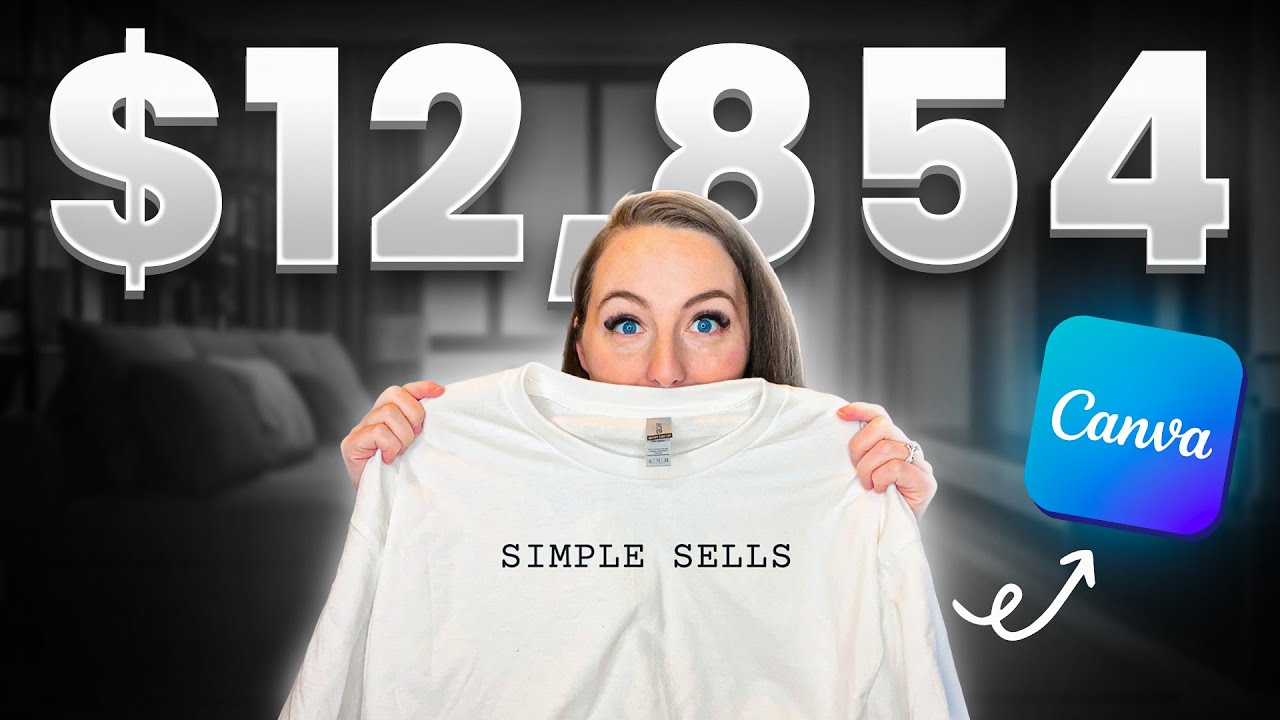 How To Make SIMPLE Bestselling T-Shirt Designs 2025 (No Skill)