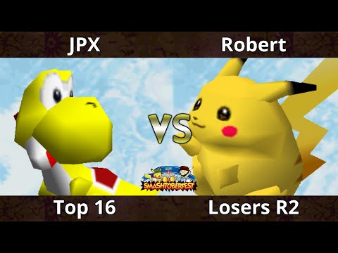 Smashtoberfest 2022 - JPX (Yoshi) Vs. Robert (Pikachu) SSB64 Smash Tournament