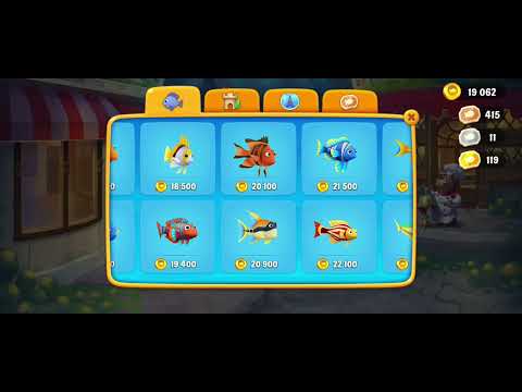 Fishdom gameplay level 1056 success