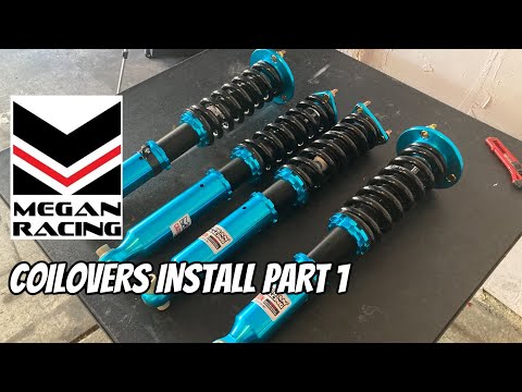 Megan Racing Coilovers Install Part 1 (06 Lexus IS250)