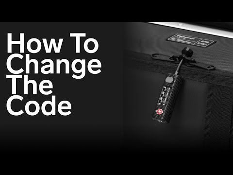 How to - Change the code on the Essential TSA Lock