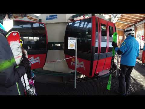 FIEBERBRUNN 🇦🇹 - Bergbahn Laerchfilzkogel Steuböden, Tirol - Österreich | Umlaufbahn/Gondelbahn