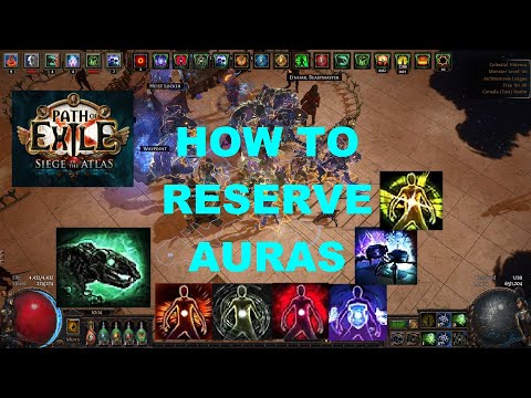 [Path of Exile] HOW TO RESERVE AURAS IN CARRION GOLEMS NECROMANCER 3.17 ARCHNEMESIS - 985