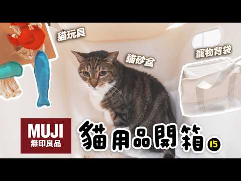 #貓用品開箱【無印良品也有貓用品！會好用嗎？】志銘與狸貓