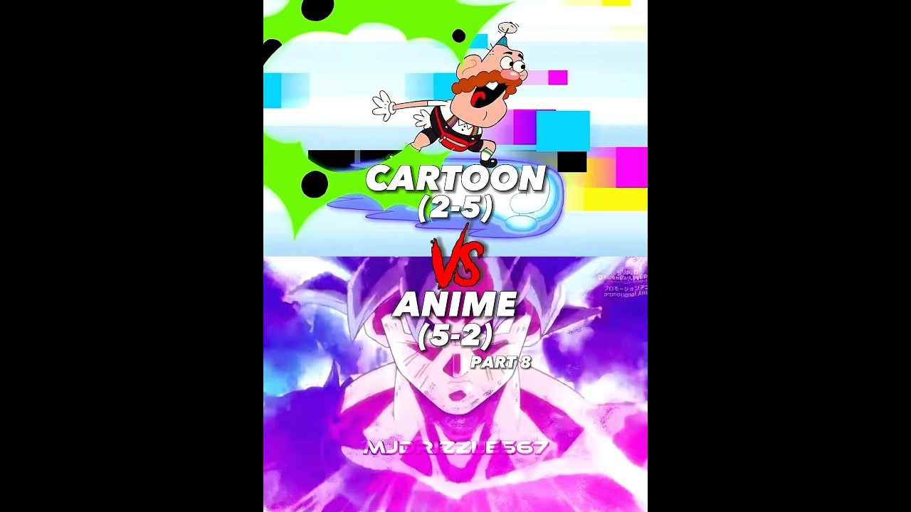 Cartoon Vs. Anime Part 8