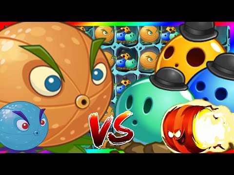 Plants vs Zombies 2 Epic MOD - RE-Citron vs Bowling-Bulb Tumbleweed on Fire COMBO