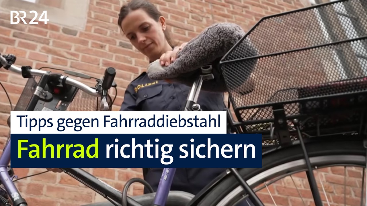 Oft schlecht gesichert: Fahrraddiebstahl selbst verhindern | BR24