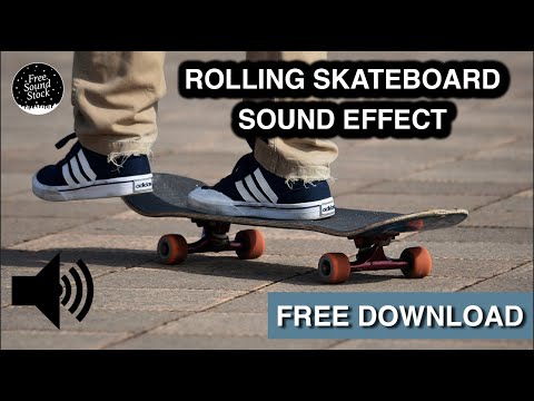 Rolling Skateboard Sound Effect