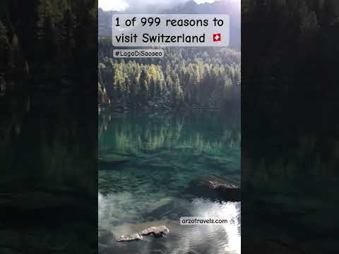 Lago di Saoseo in Graubünden - Switzerland 🇨🇭 Schweiz #travel #graubünden #swissalps