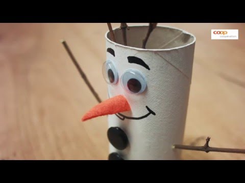 Bricolage - le bonhomme de neige