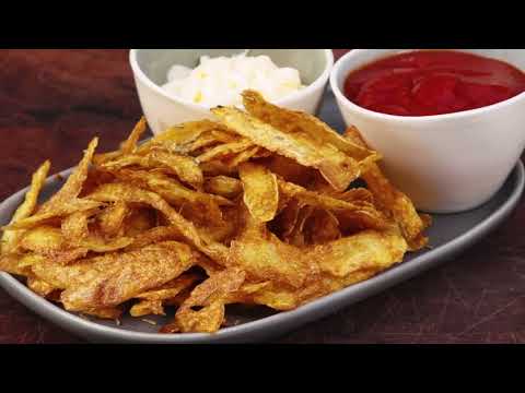 Easy Crispy Potato Peel Fries Recipe | Free to Cook