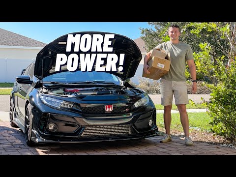 PRL Turbo Inlet Pipe and RACE MAF Install on my Civic Type R!