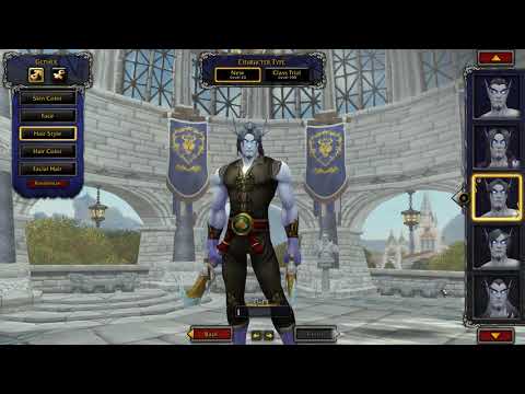 WOW - Allied races - Void Elf Customisation (Male)
