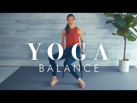 Chair Yoga for Fall Prevention // Osteoporosis friendly! Improve  your Balance & Posture