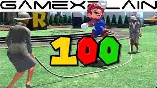 Super Mario Odyssey - How to Score 100 Points in Jump Rope & Volleyball (Tips + 2P Cheat)