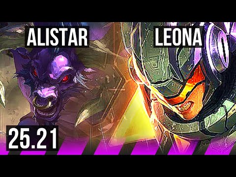 ALISTAR & Corki vs LEONA & Varus (SUP) | 1/1/8 | KR Master | 25.21