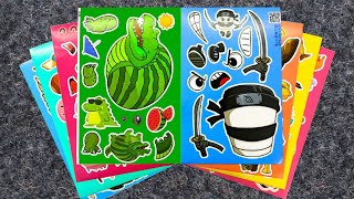 ASMR Stickers Brainrot | Sahuar x Satisfying Sounds #ASMR #Stickers #Brainrot #Sahuar #Satisfying