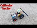 How To Make Matchbox Tractor Cultivator Using DC Gear Motor DIY Matchbox Toy Tractor Cultivator