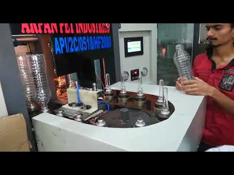 Automatic handfeed PET bottle blowing Machine