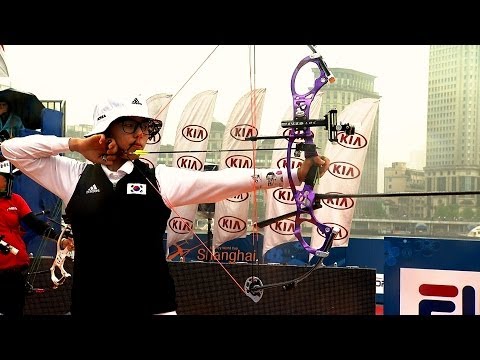 Korea v USA – compound mixed team gold | Shanghai 2014 Archery World Cup S1