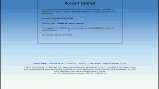 Roblox Account Deleted 2009 免费在线视频最佳电影电视节目 - i hacked johnshedletskys roblox account password not