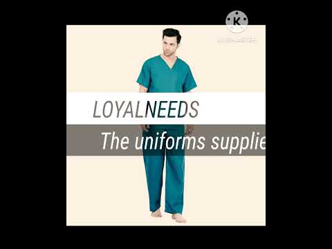 Blush green scrubs for men