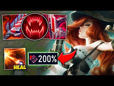I built 200% Lifesteal on Miss Fortune and Every Auto = Full HP