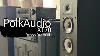 Polk Audio XT70 + Denon Dra 800H Hi-Fi Unboxing Español/ Jmi Audio & Video