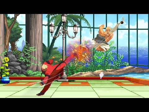 Gouken Vs Rugal Bernstein - Boss Battle - Super Street Fighter IV X The King of Fighters 1994