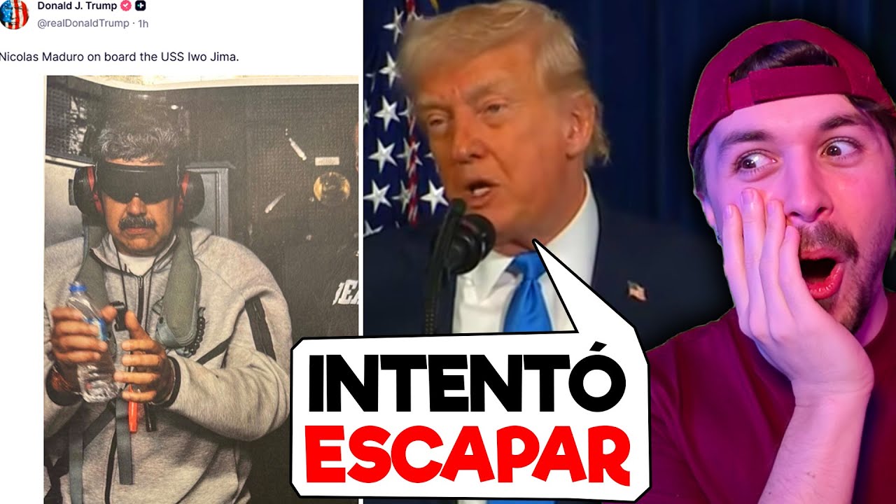 🔴TRUMP DA DETALLES DE LA CAPTURA DE MADURO: REACCIÓN Y RESUMEN AL FINAL