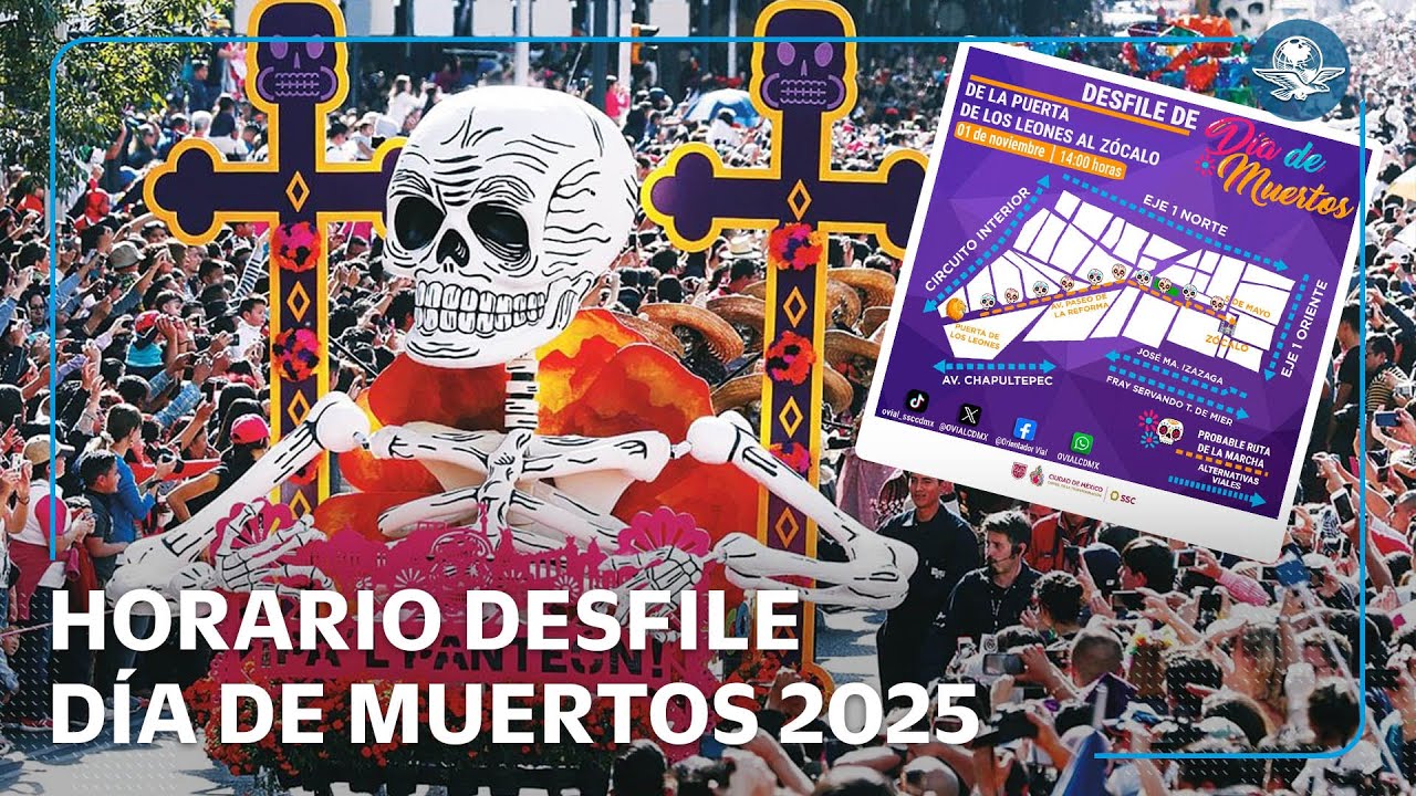 Desfile Dia de Muertos CDMX 2025; ¿A qué hora será el evento?