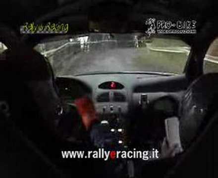 rally del ciocchetto 2006 caldani cameracar 206 wrc